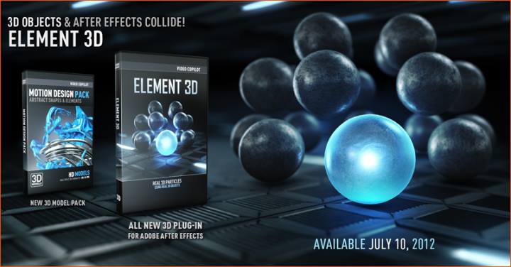 element 3d after effects